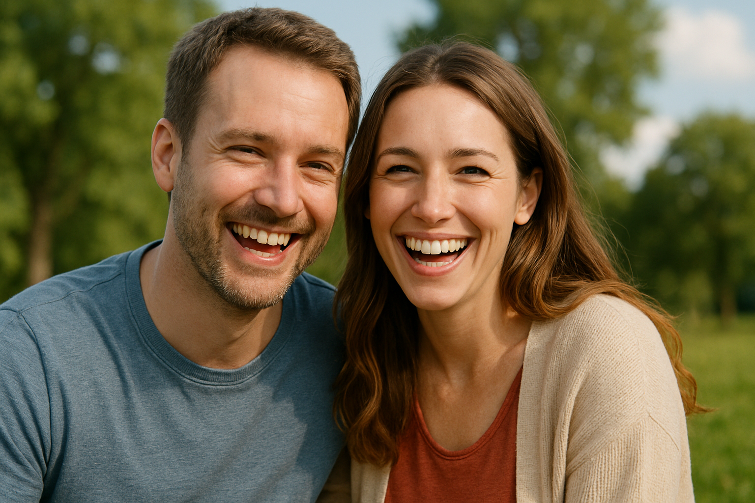 Happy couple