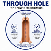 Through-Hole out the tip